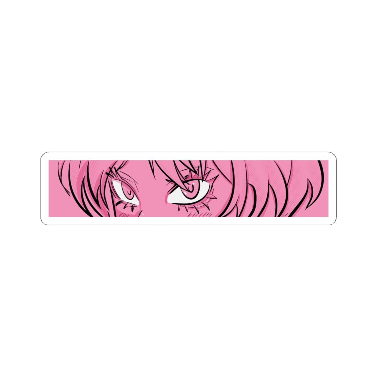 Colorful Kiss-Cut Stickers - Anime Eyes Design, Laptop Decor, Cute Gift, Journal Stickers, Aesthetic Art