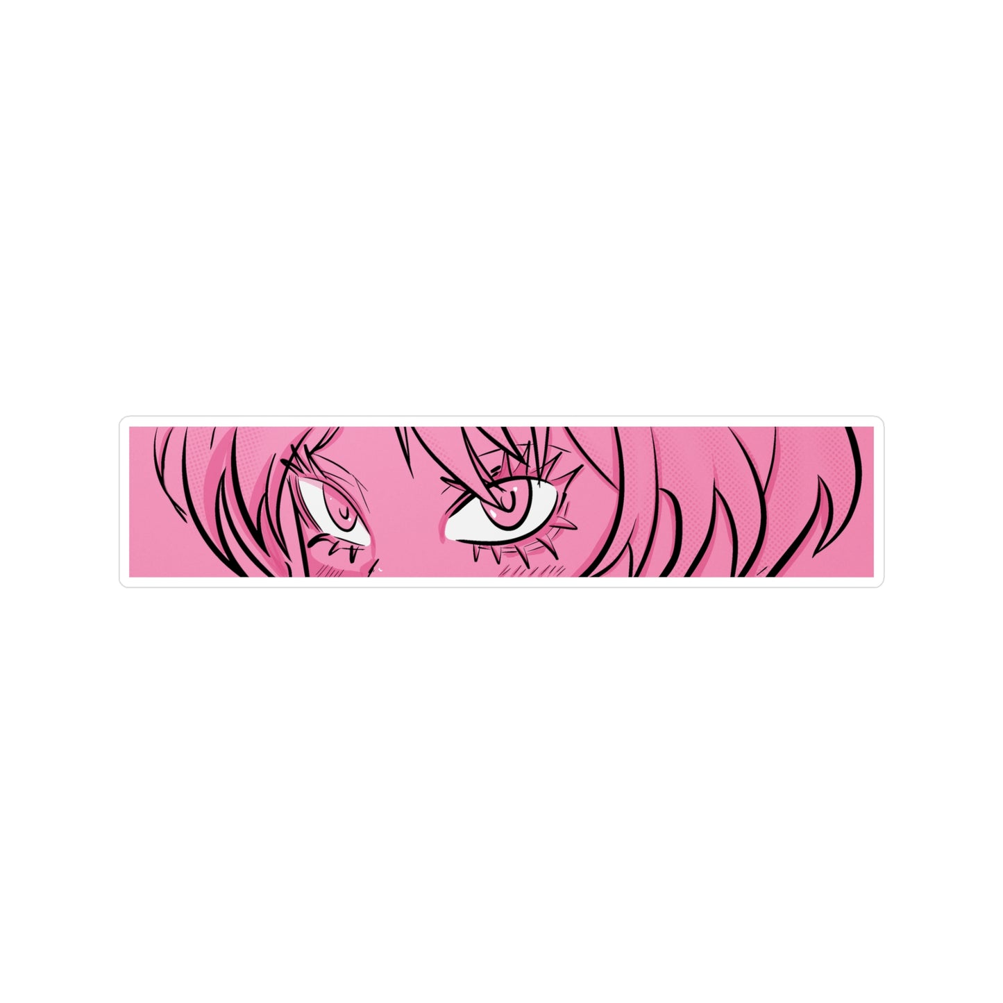 Vinyl Kiss-Cut Anime Waifu Sticker, Laptop Decals, Cool Planner Stickers, Unique Gift for Teens, Decorative Accessories