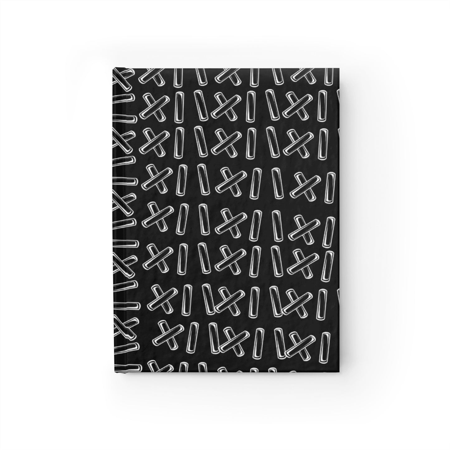Black Stitching Design (Journal - Blank)