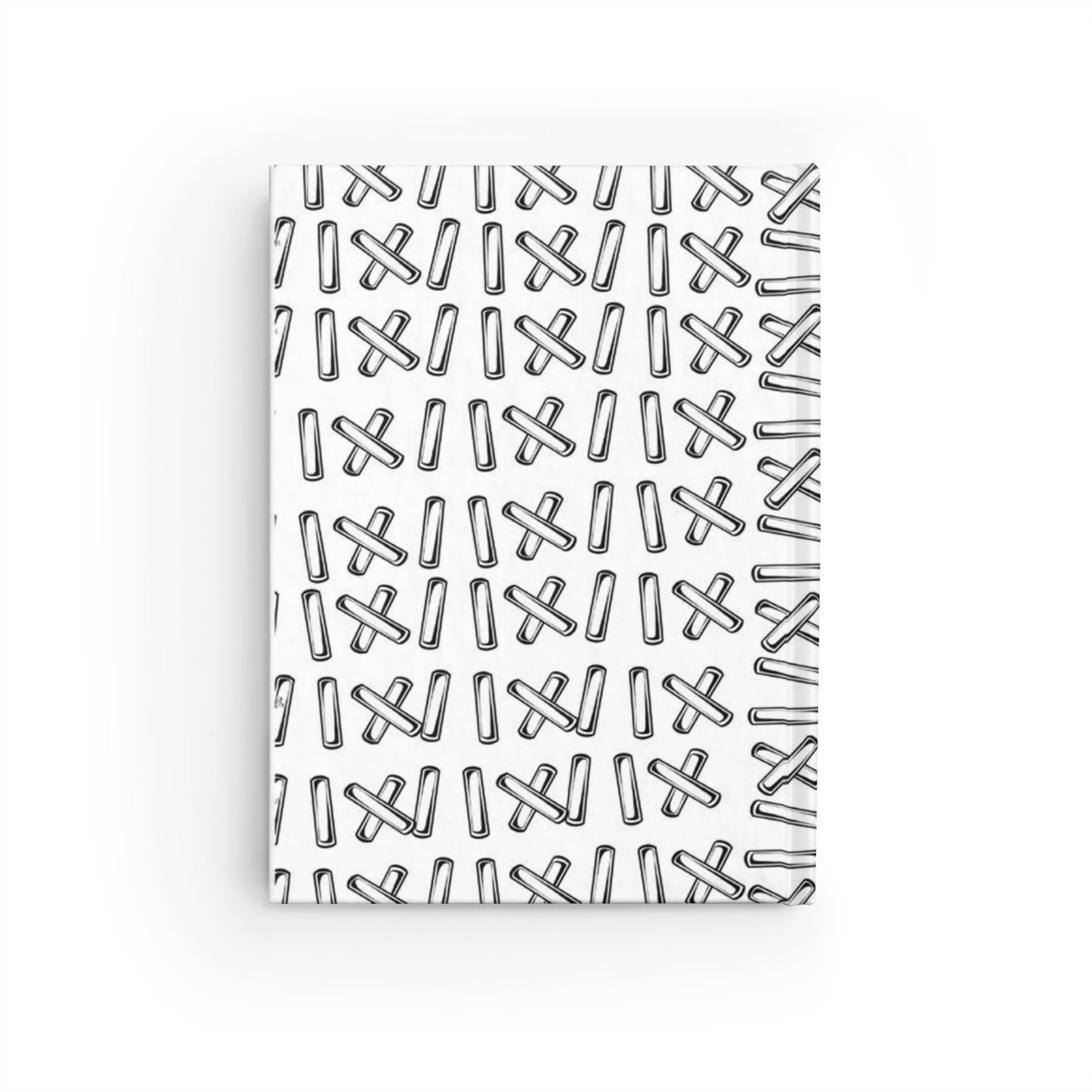 White Stitching Design (Journal - Ruled Line)