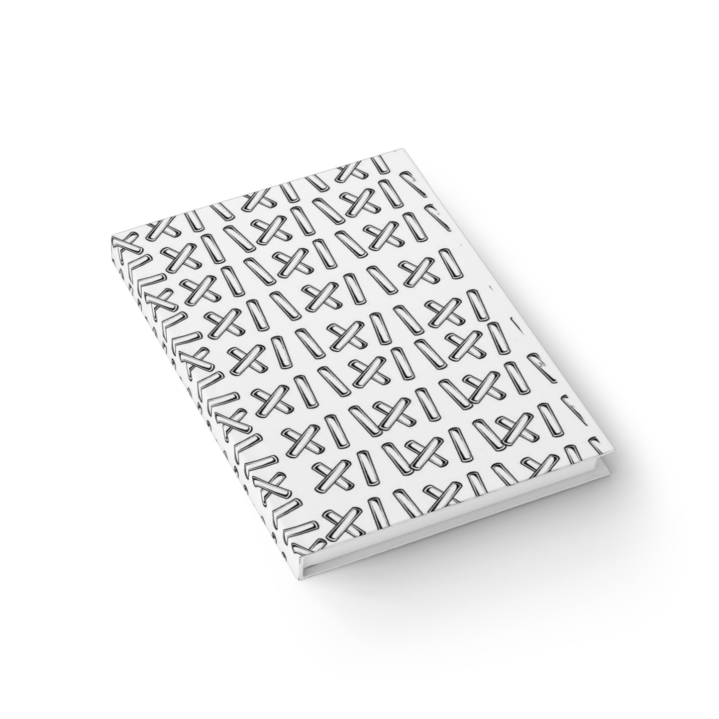 White Stitching Design (Journal - Ruled Line)