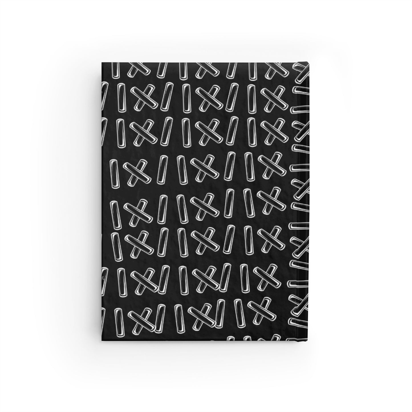 Black Stitching Design (Journal - Blank)