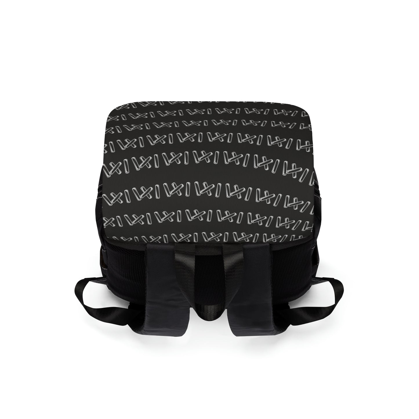 Unisex Casual Shoulder Backpack, Stitching Design